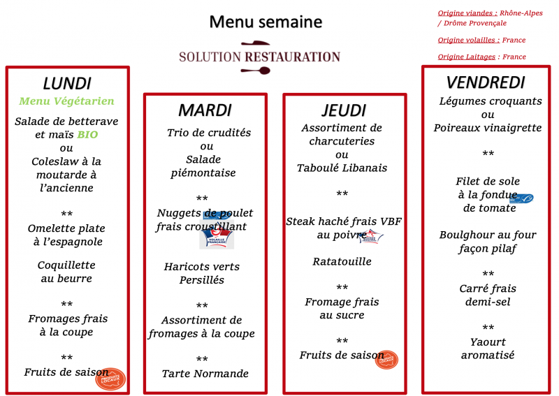 Solution Restauration propose la gestion de vos menus dans les cuisines de maison de retraite de Marseille