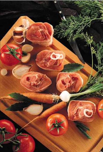 Pilon de Cuisse de Dinde végétale, coupé en Osso Bucco avec peau et os à la Ciotat dans le 13